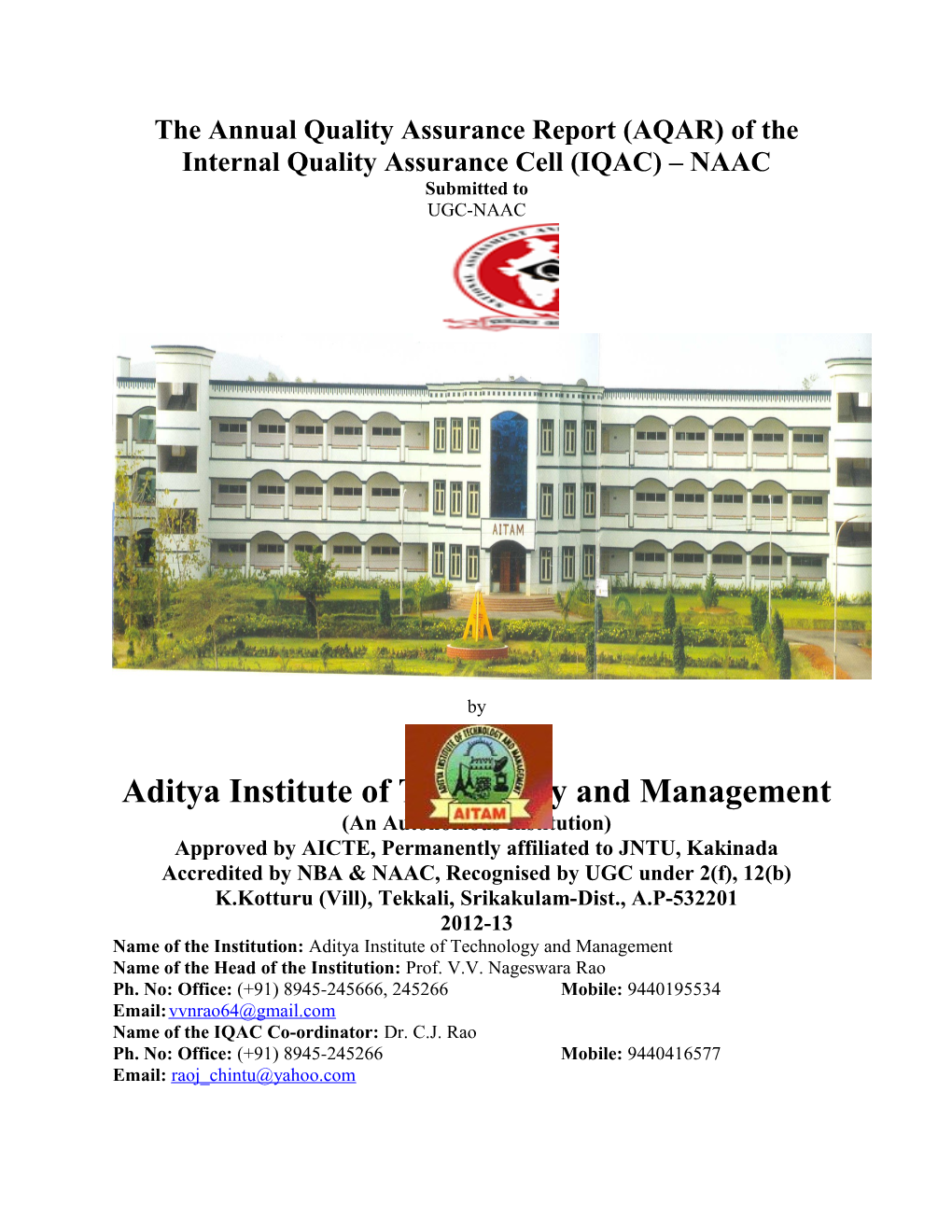 Aditya Institute of Technology and Management