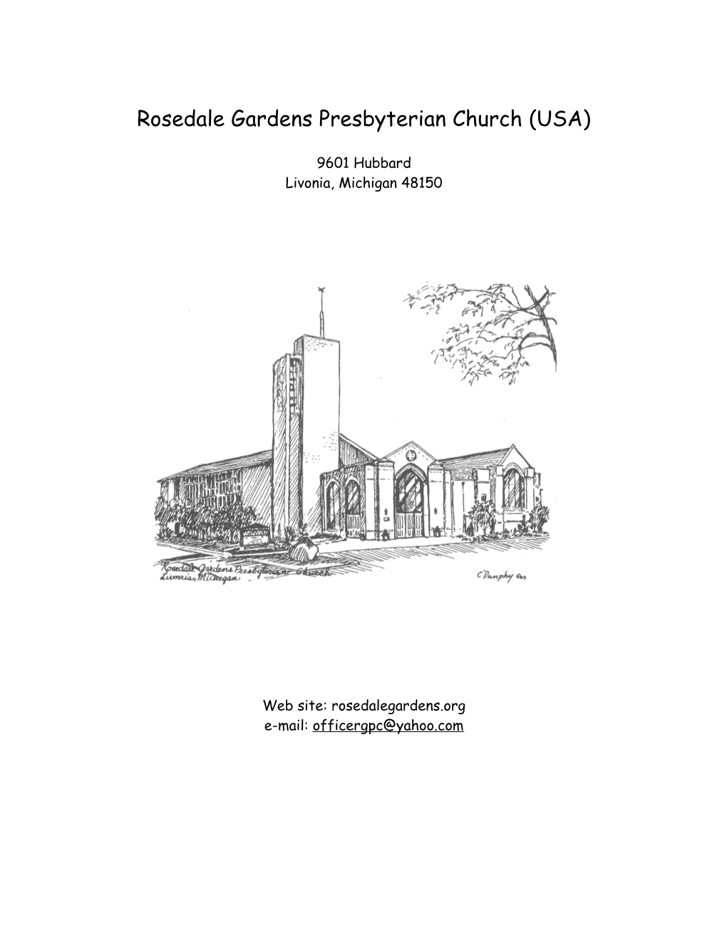 Rosedale Gardens Presbyterian Church (USA)