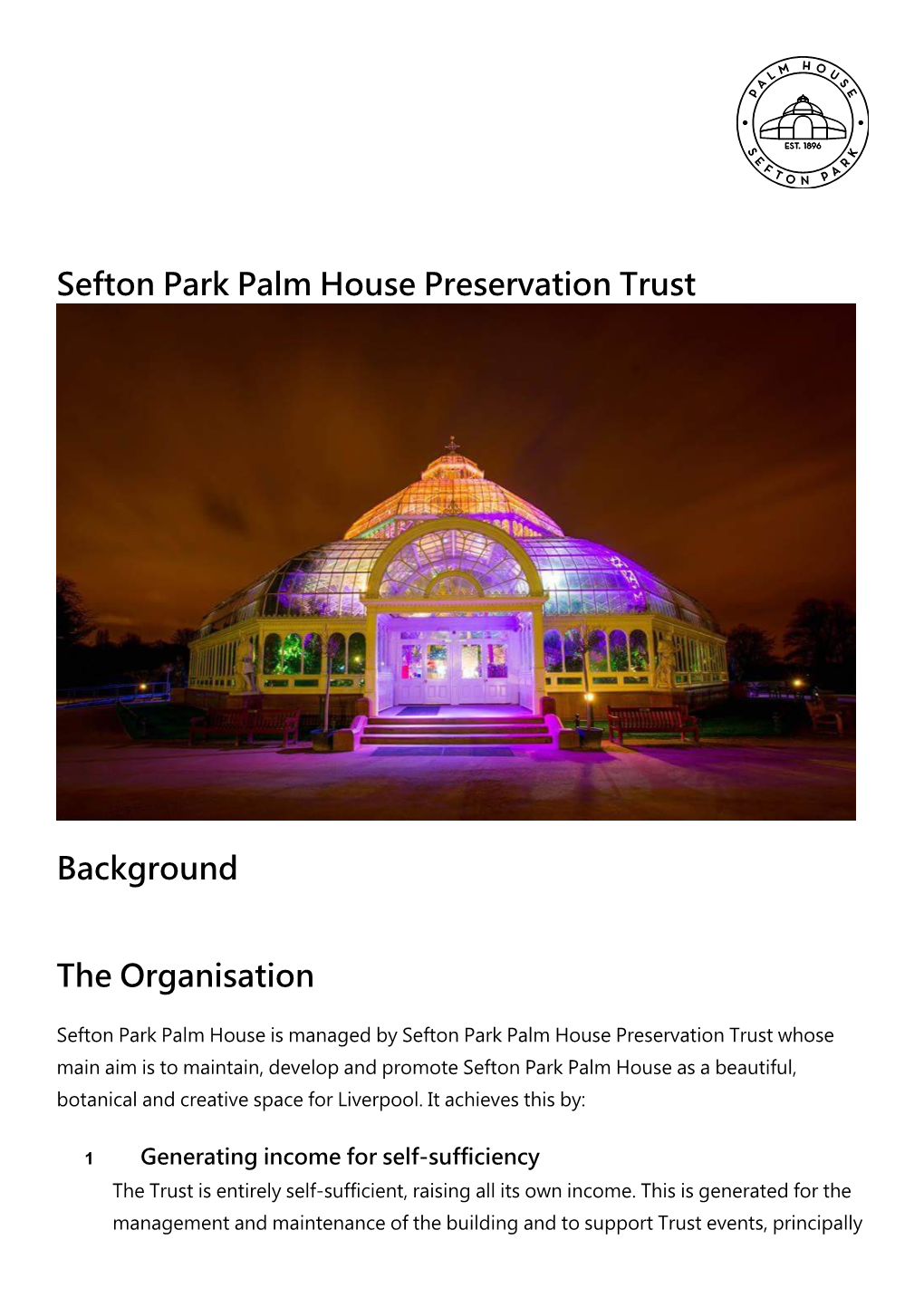Sefton Park Palm House Preservation Trust