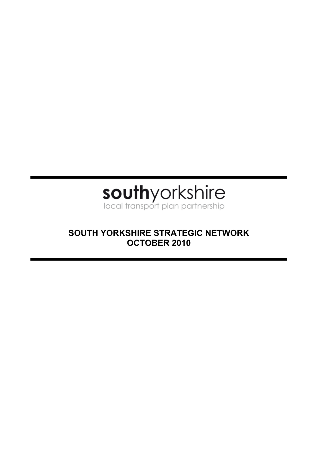 South Yorkshire Strategic Network