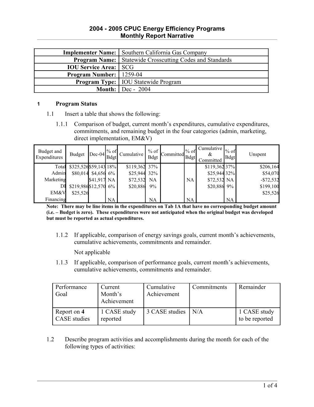 Program Implementer Name s10