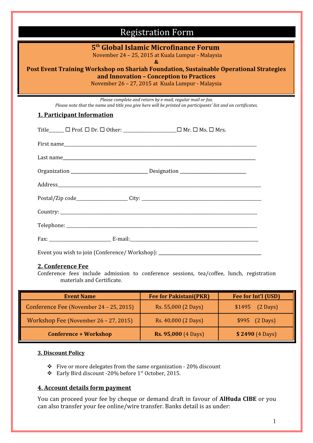 Conference Registration Form s3