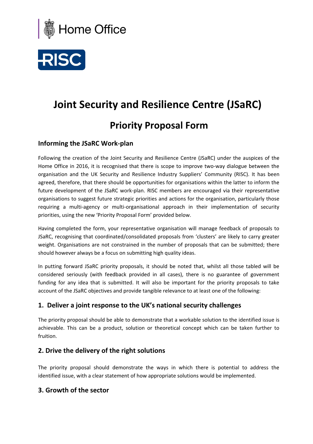 Joint Security and Resilience Centre (Jsarc)