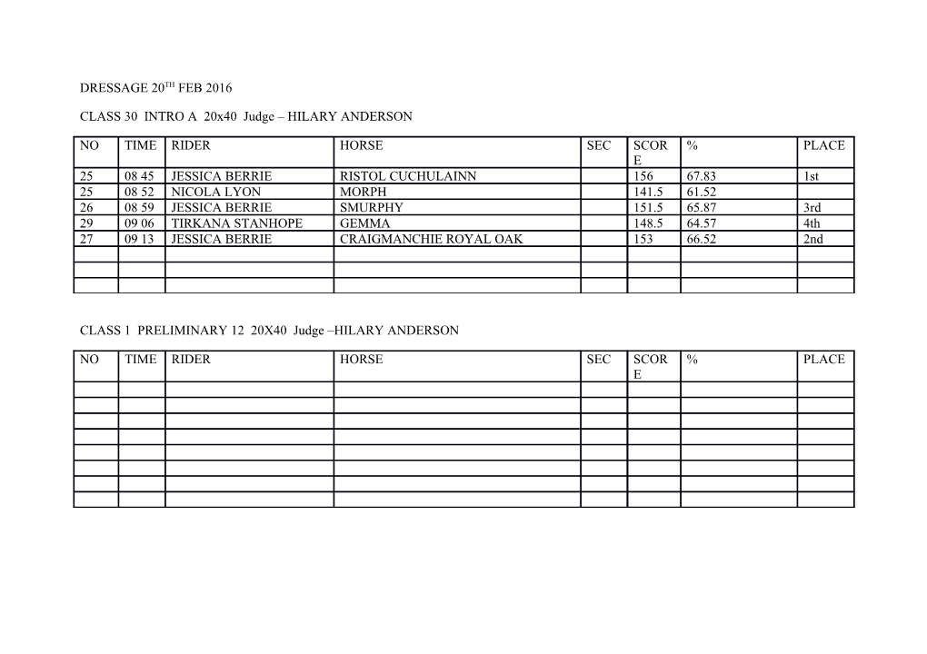 CLASS 30 INTRO a 20X40 Judge HILARY ANDERSON