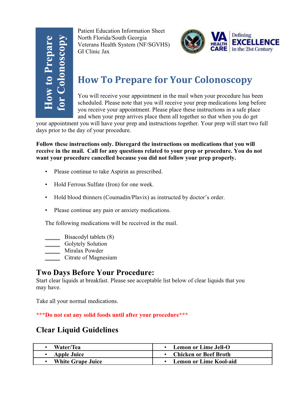 How to Prepare for Your Colonoscopy