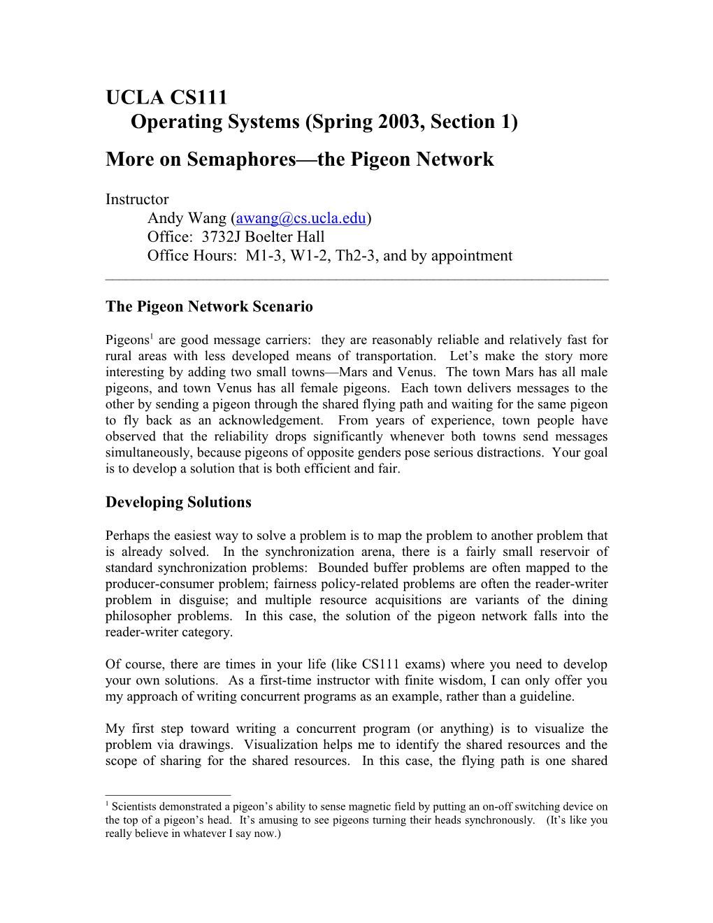 CS111 Operating System Principles s4