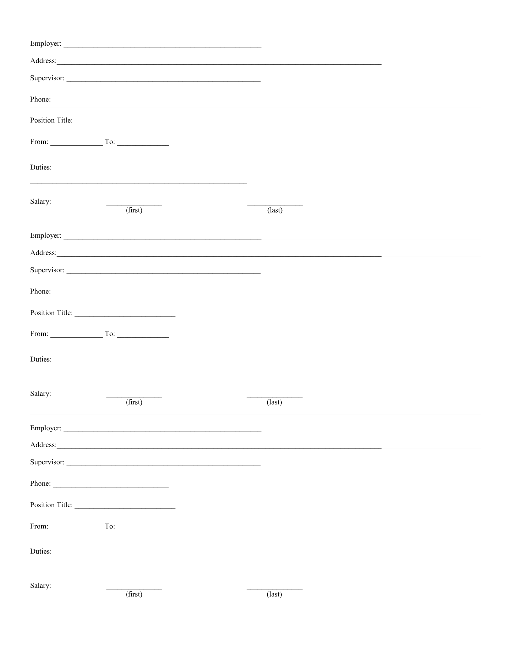 This Form Includes Almost Everything You Might Find on a Company Application