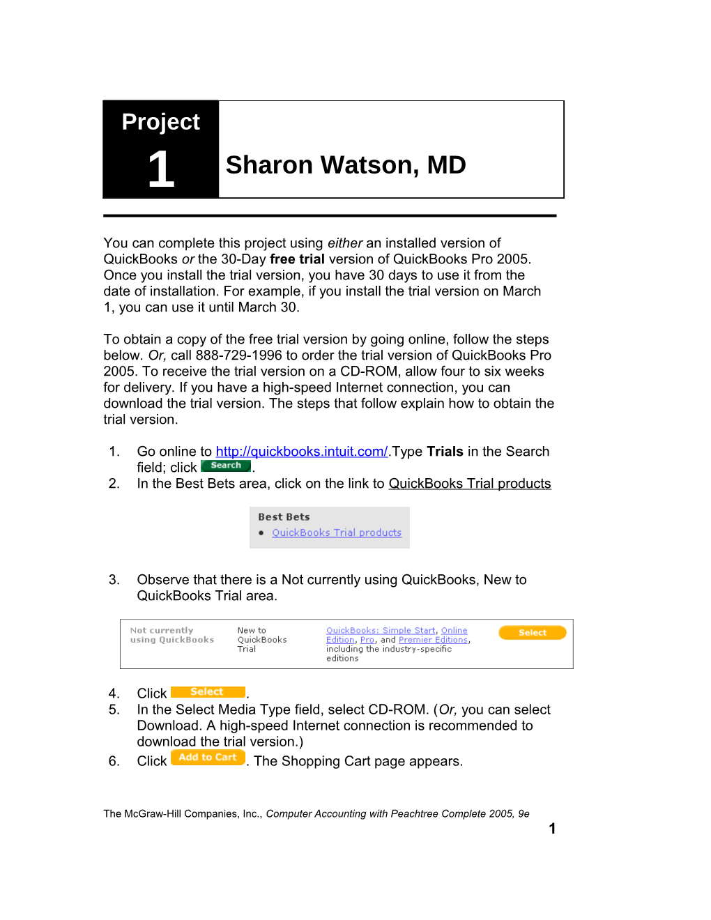 Project 1: Sharon Watson, MD 21