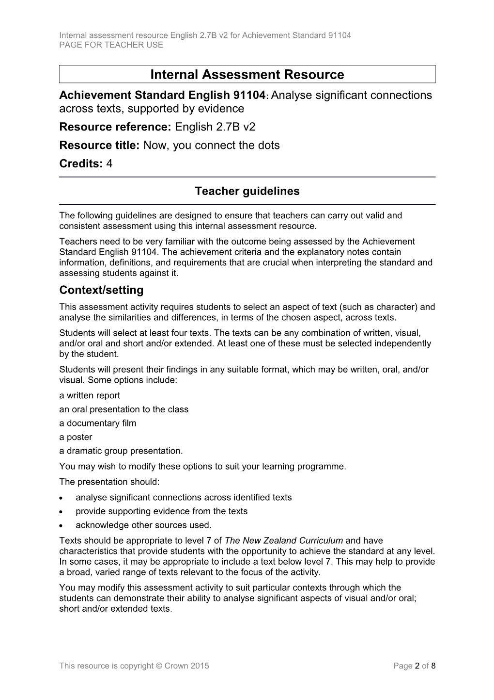 Level 2 English Internal Assessment Resource s3