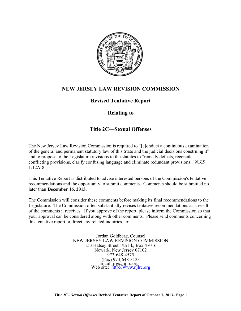 New Jersey Law Revision Commission s5