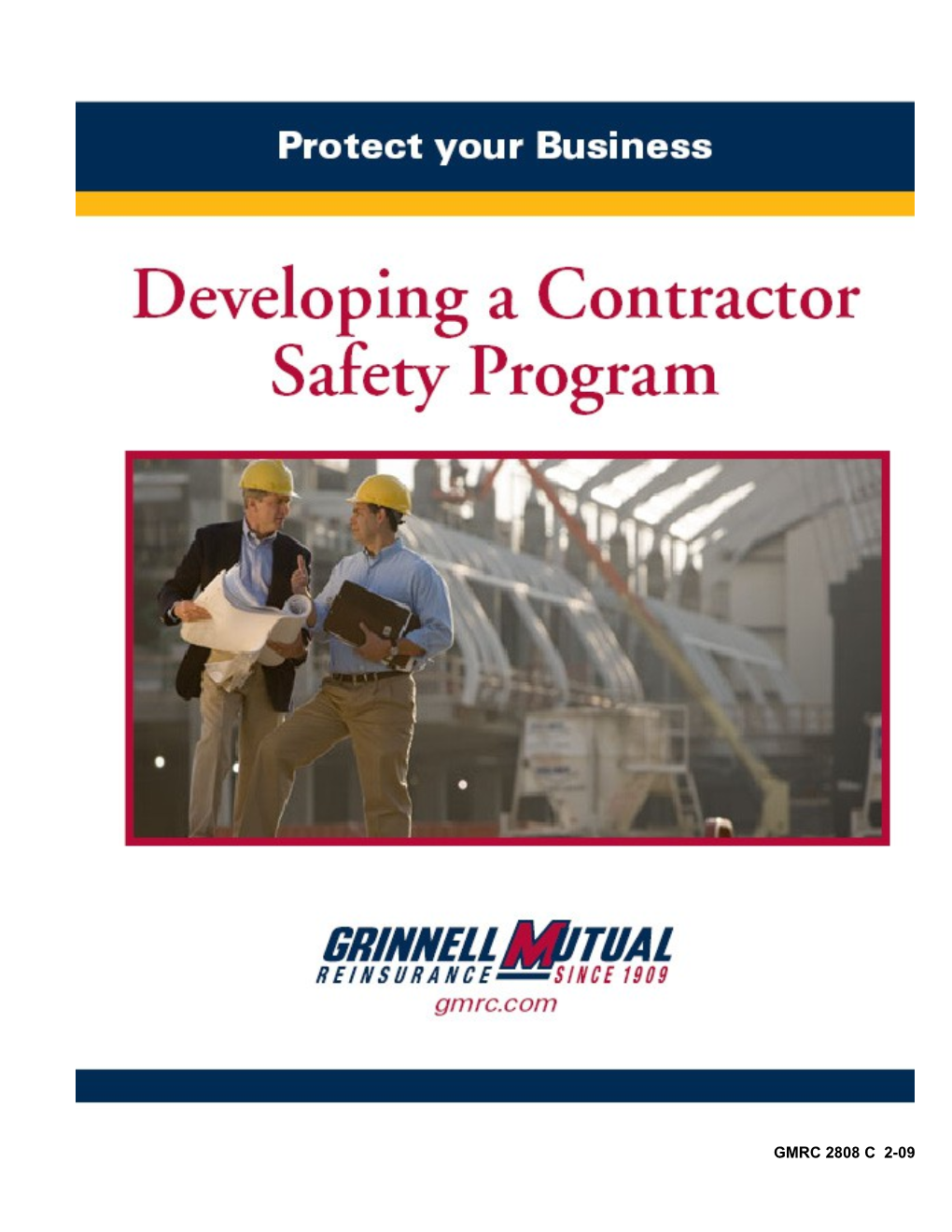 GMRC 2808 C 7/05 Developing A Contractor's Safety Program