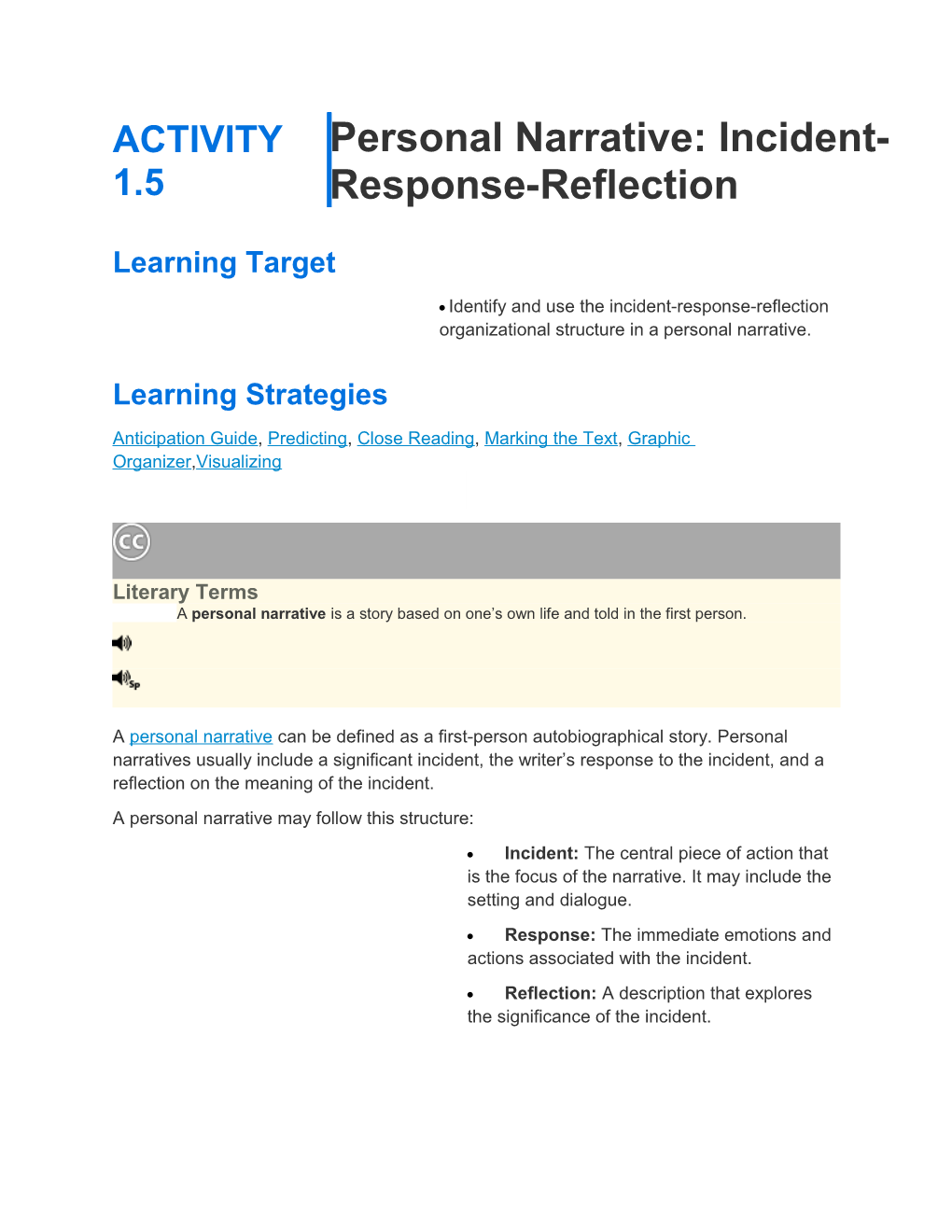 Identify and Use the Incident-Response-Reflection Organizational Structure in a Personal