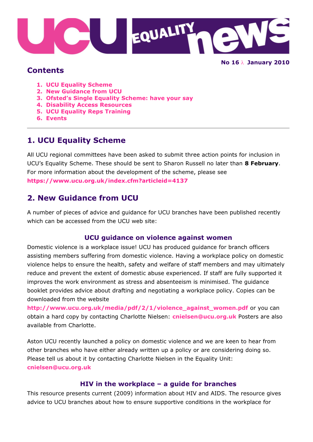 3. Ofsted S Single Equality Scheme: Have Your Say