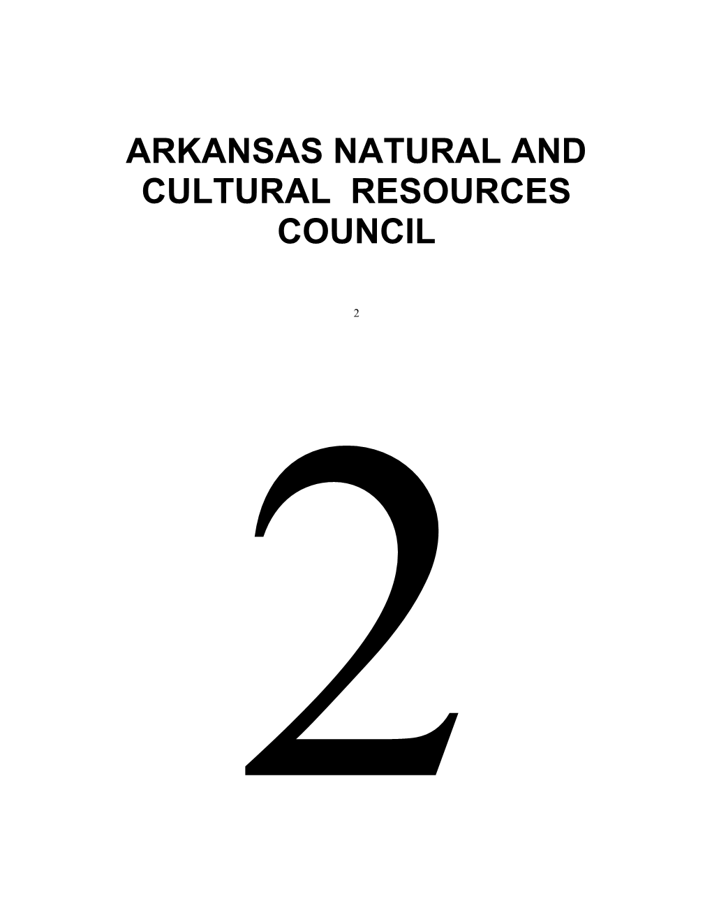 Arkansas Natural And