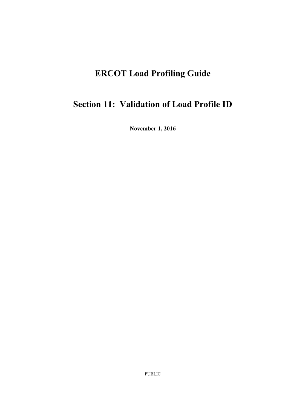 ERCOT Load Profiling Guide