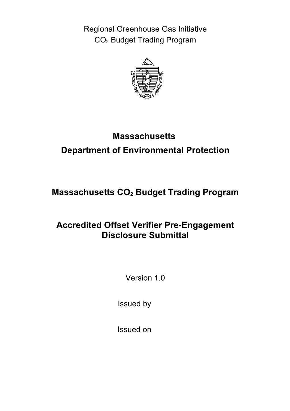 Massachusetts CO2 Budget Trading Program