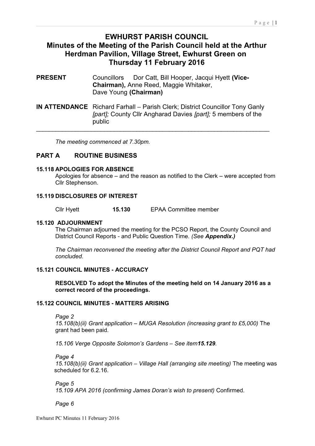 Ewhurst Parish Council s3