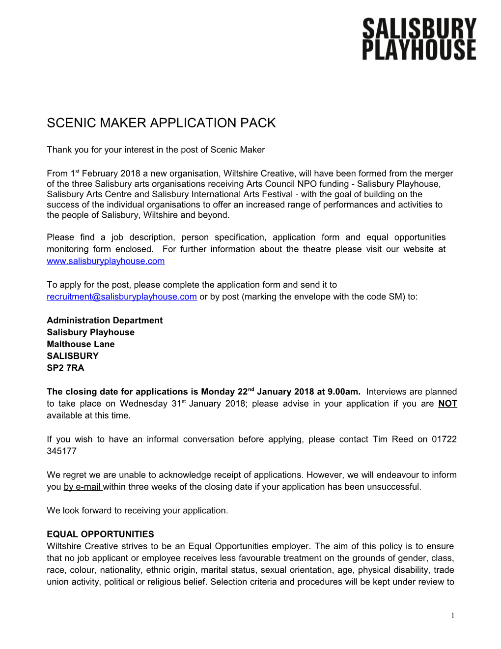 Scenic Maker Application Pack