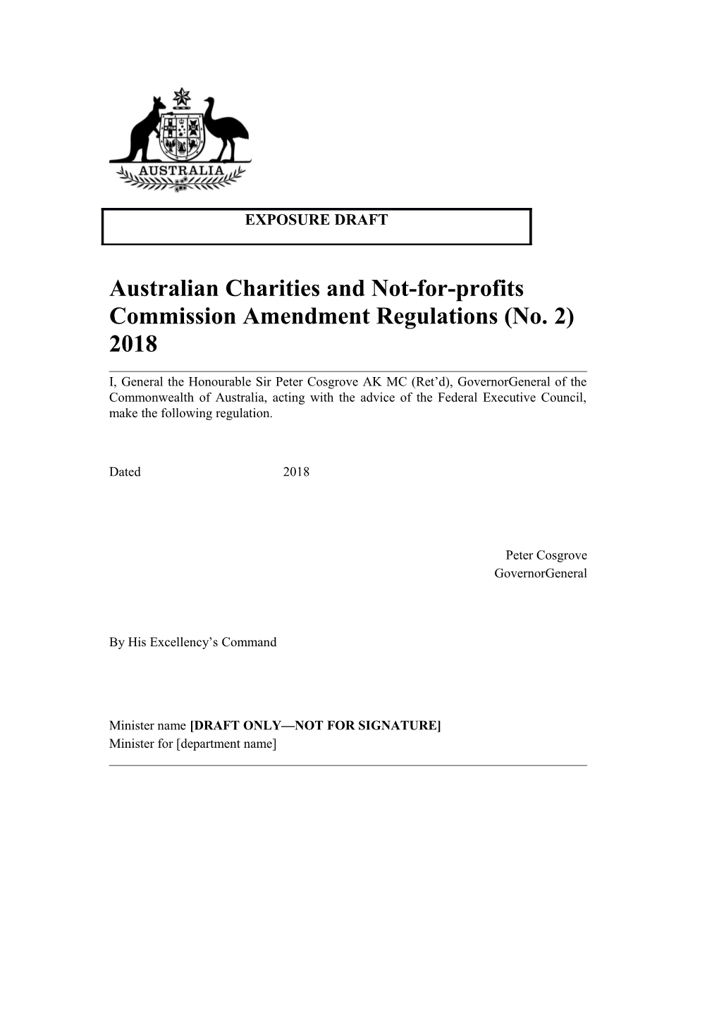 External Conduct Standards for Charities Registered with the Australian Charities And