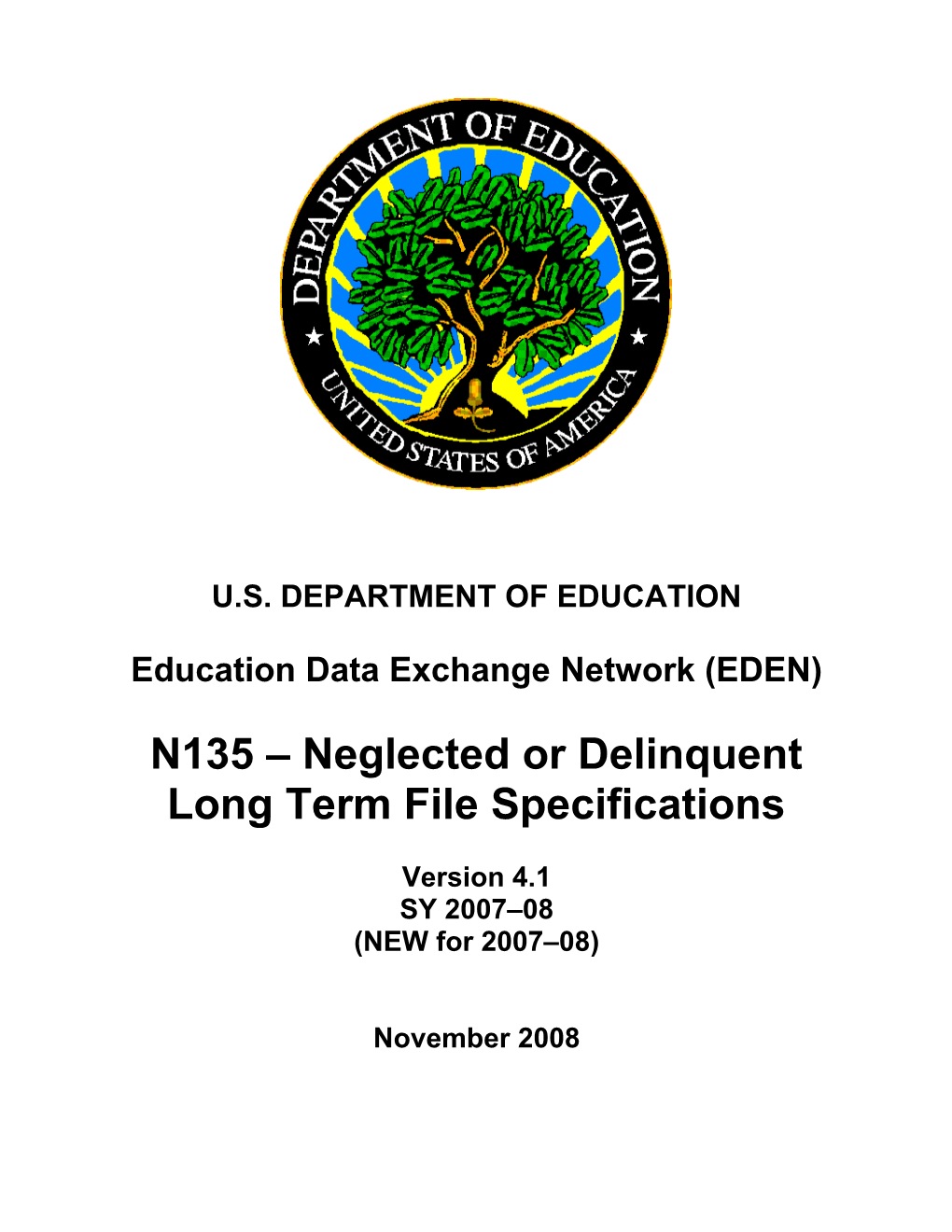N135 Neglected Or Delinquent Long Term File Specifications (MS Word)