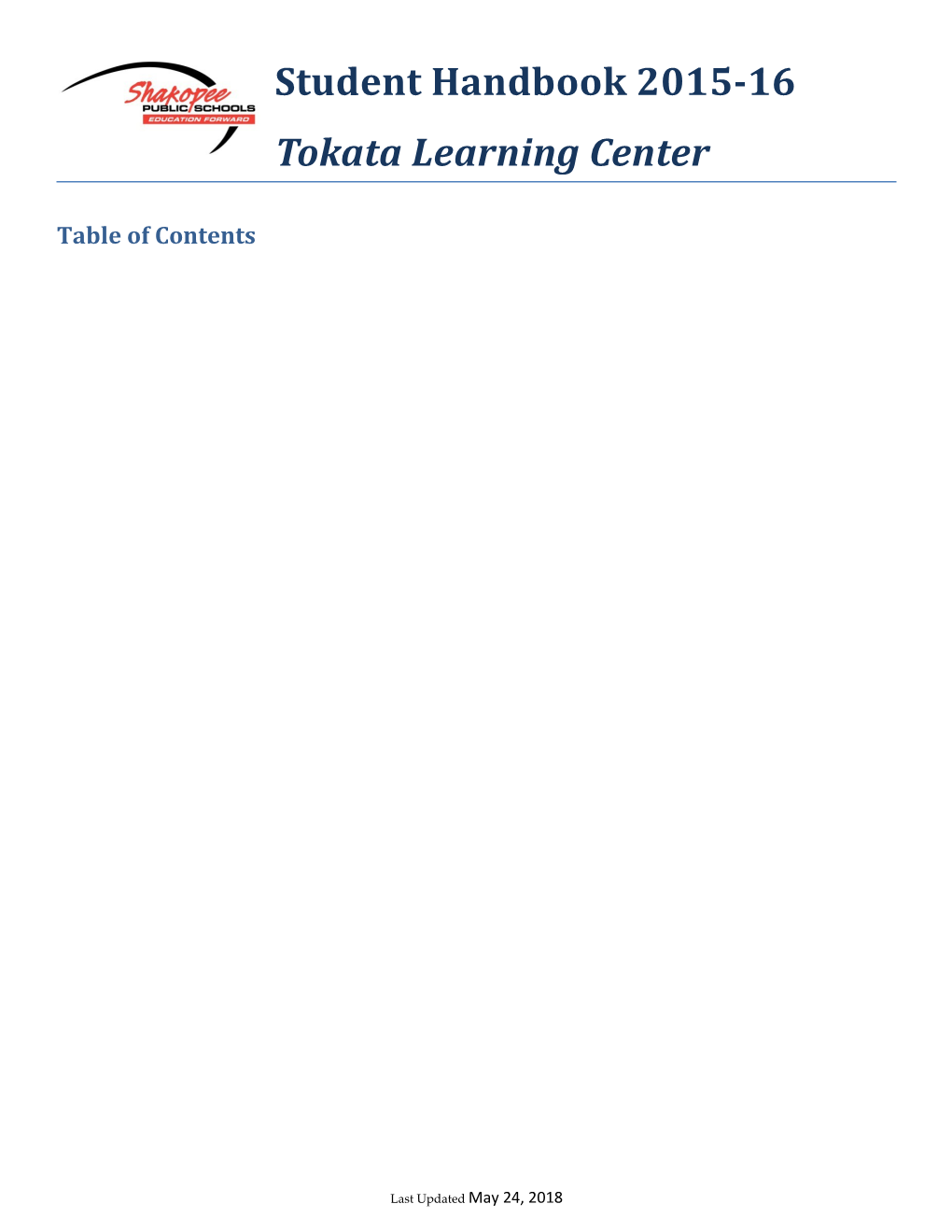 Tokata Learning Center