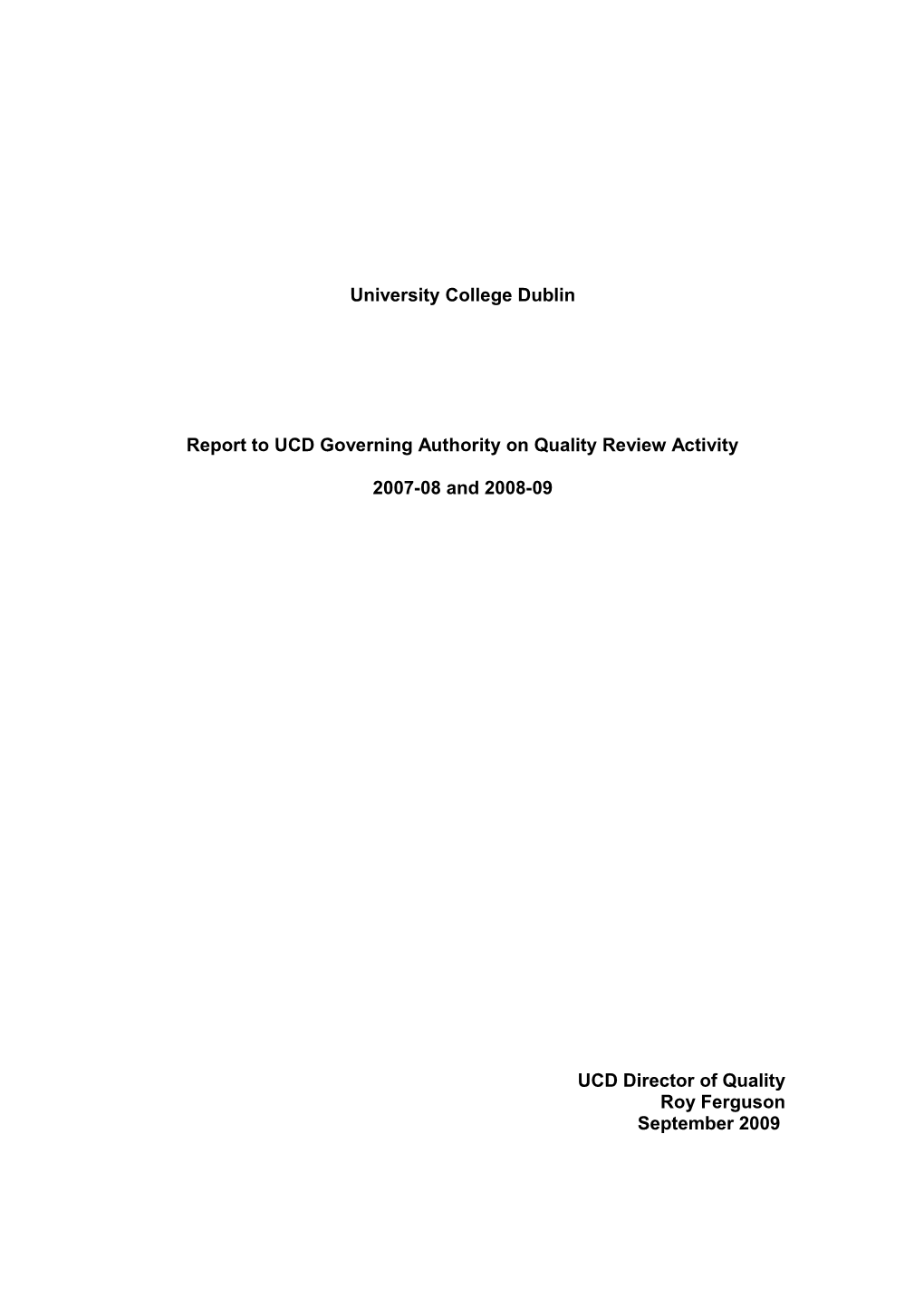 Outline Key Review Stages Emphasising the Follow up Stage (RF)