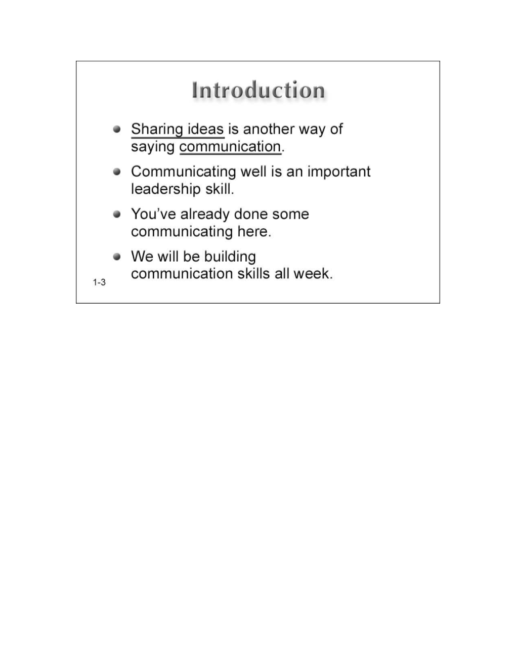 Build on the Communications Ideas Introduced During the Troop Assembly