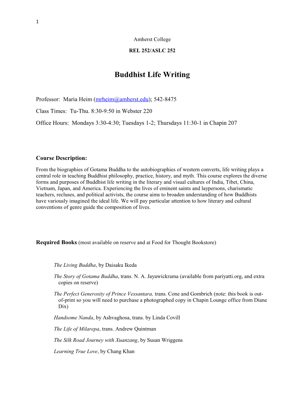 Buddhist Life Writing