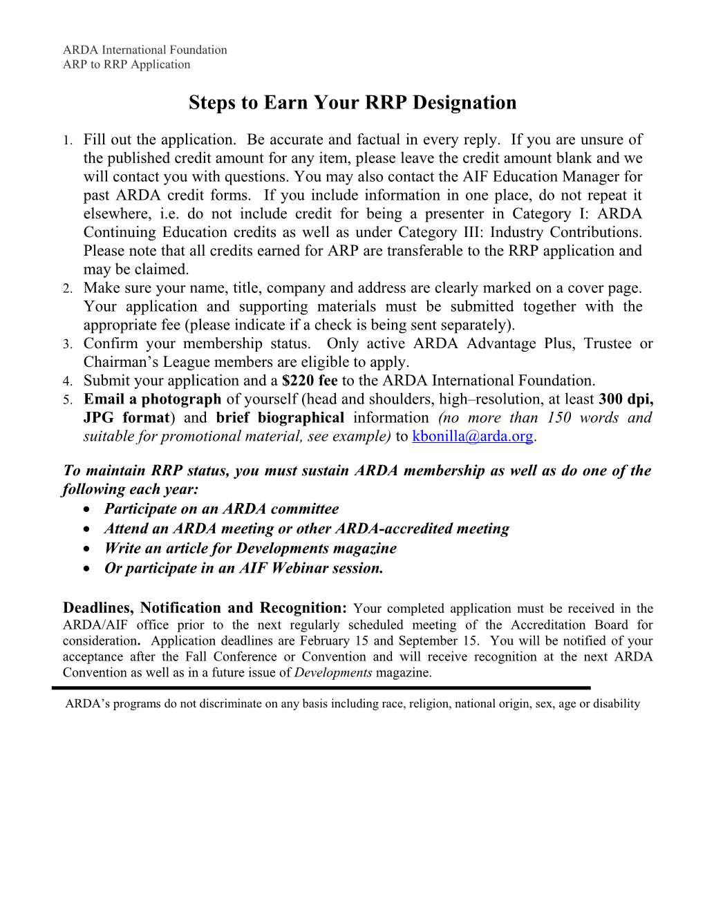 Registered Resort Professional