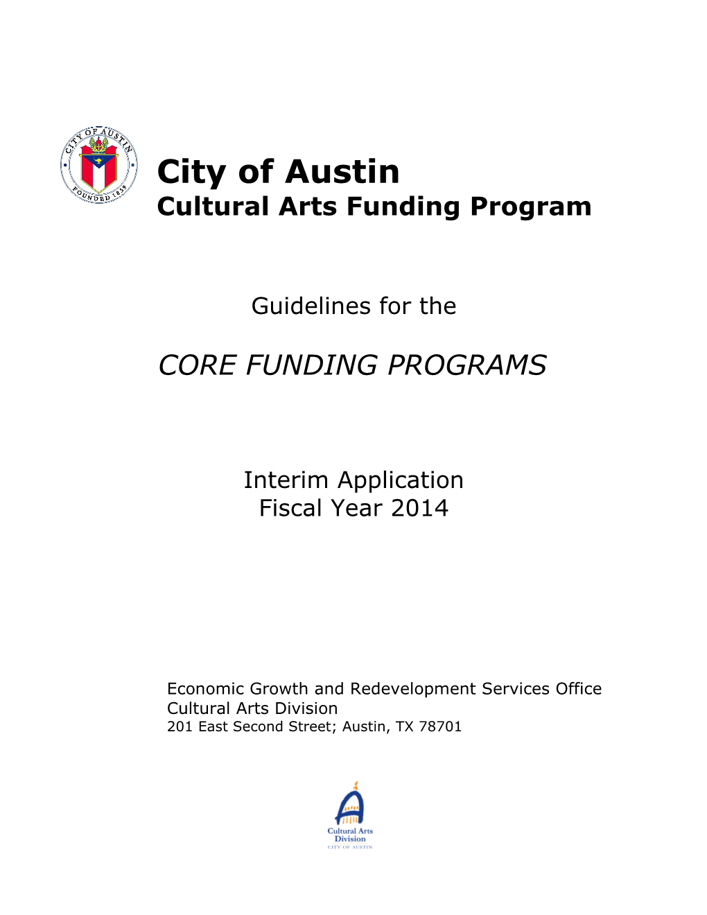 Cultural Arts Funding Program