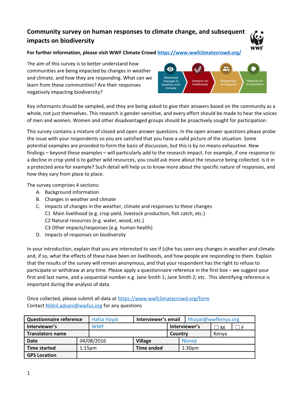 For Further Information, Please Visit WWF Climate Crowd s1