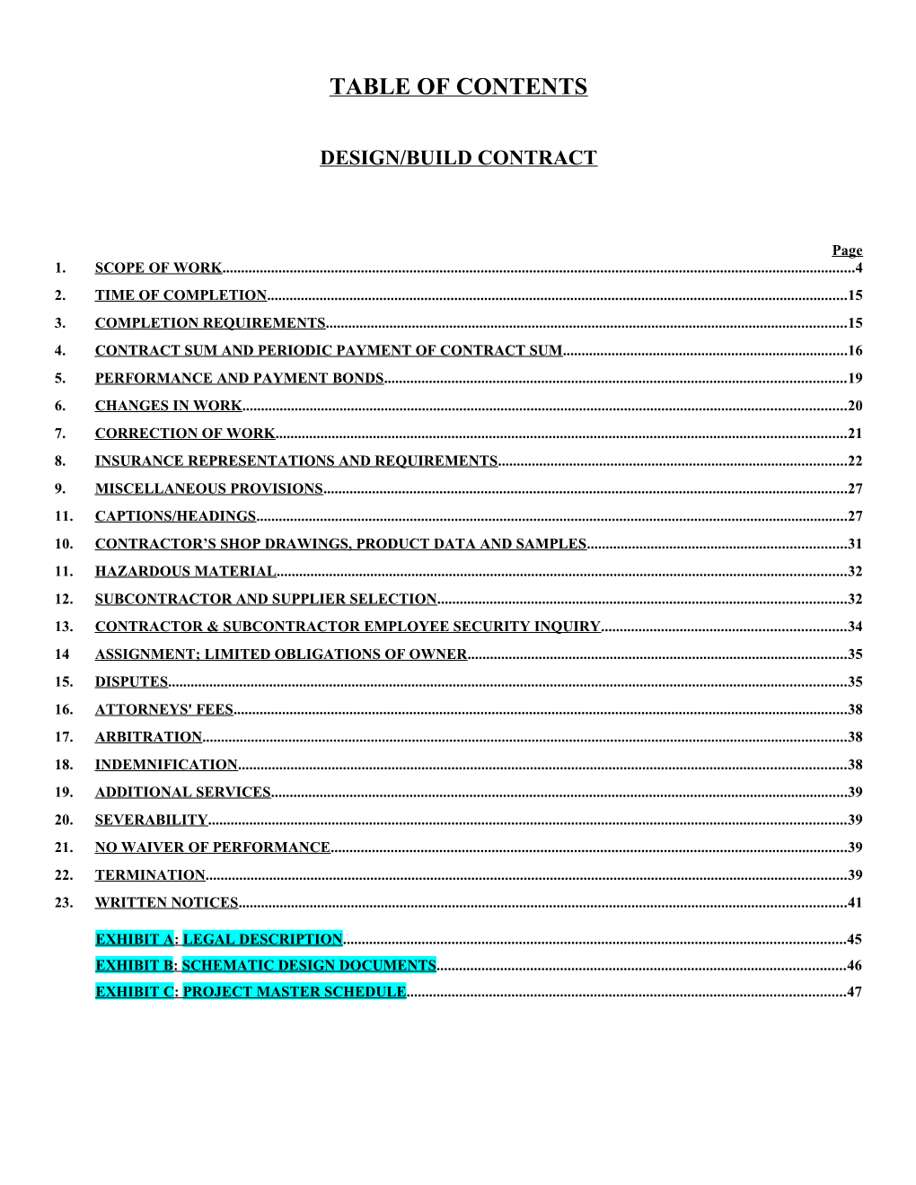 Mohave County Department of Procurement Request for Proposal No. 06-Ps-Xx