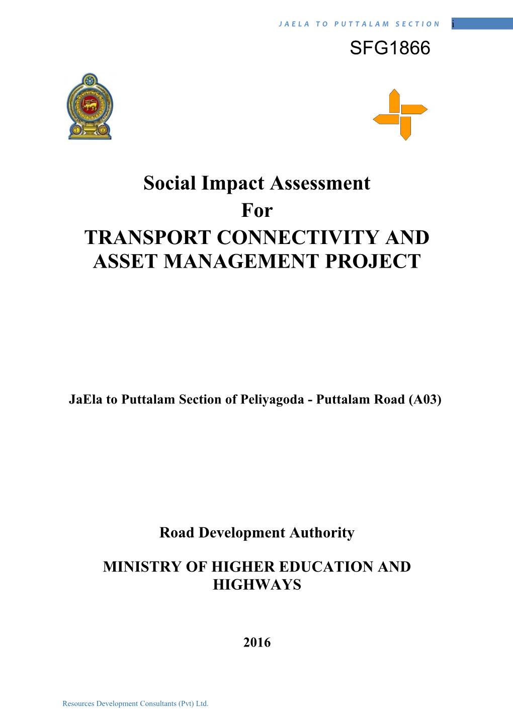 Transport Connectivity and Asset Management Project