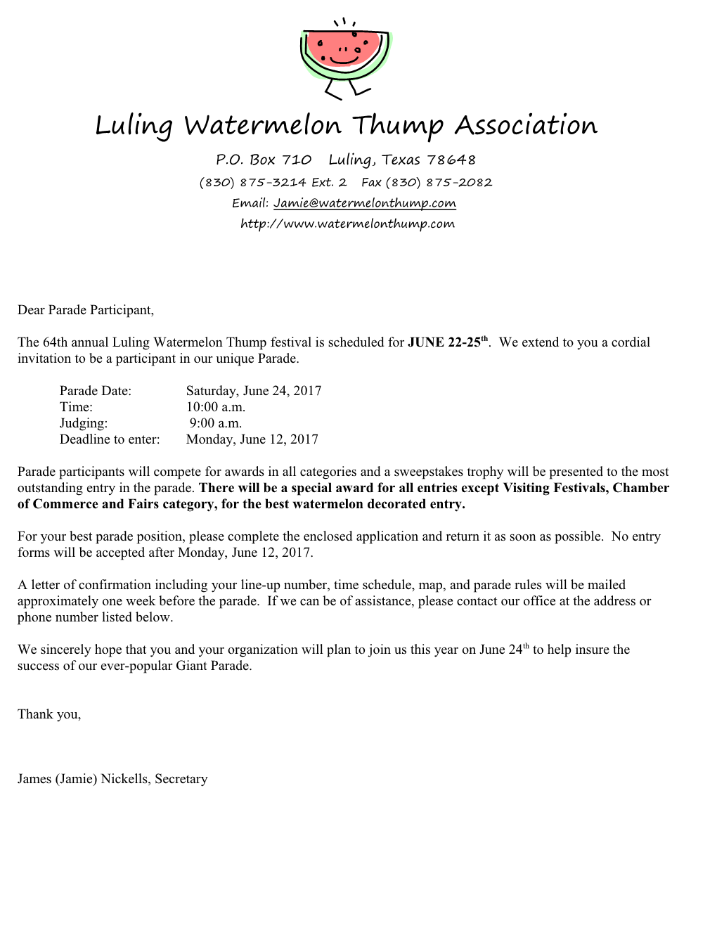 Luling Watermelon Thump Association