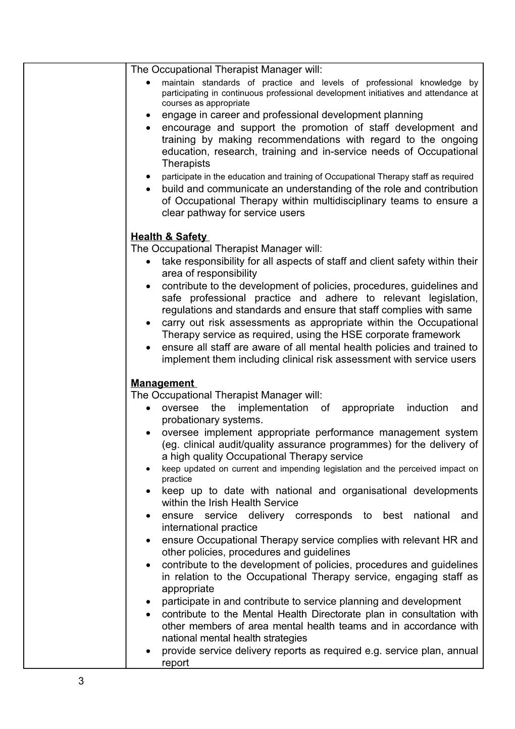Job Specification & Terms and Conditions s8