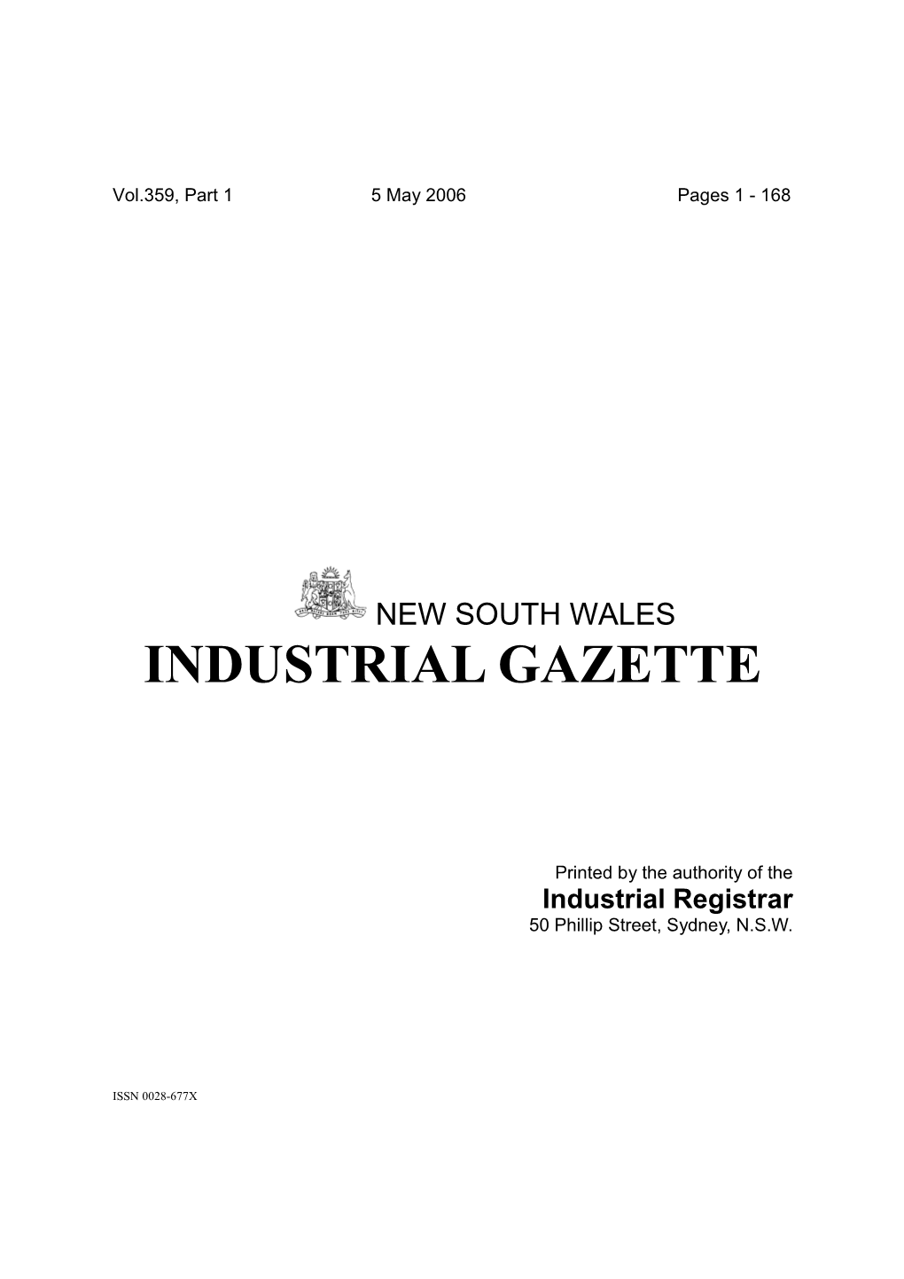 Industrial Gazette
