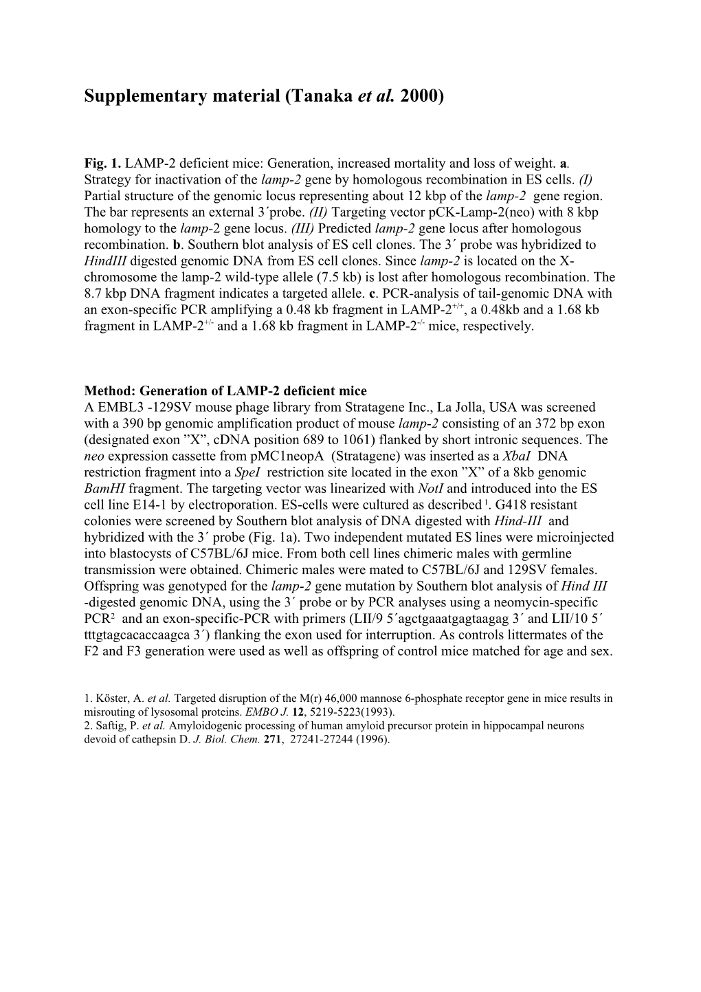 Supplementory Material (Tanaka Et Al