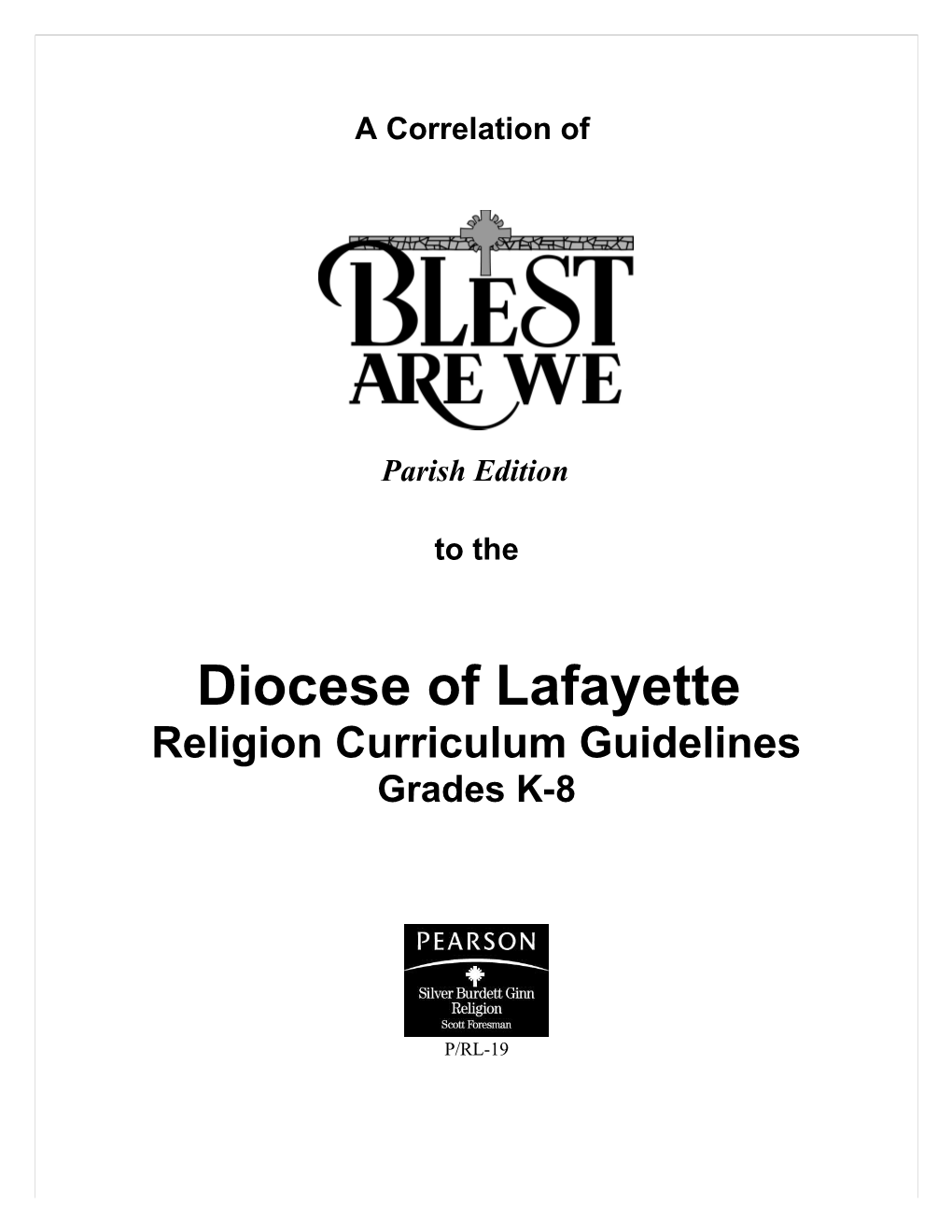 Religion Curriculum Guidelines