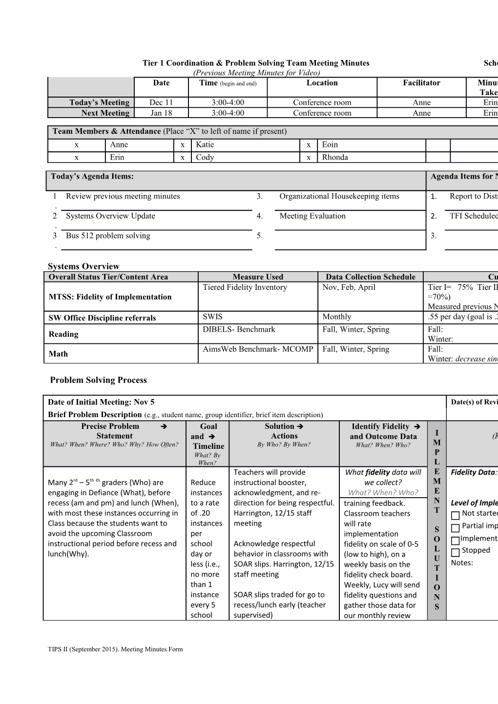 Systems Overview