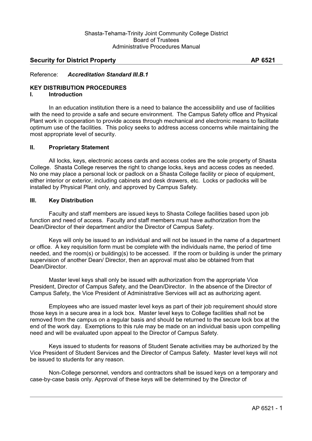 Board Policies of the Shasta-Tehama-Trinity Joint