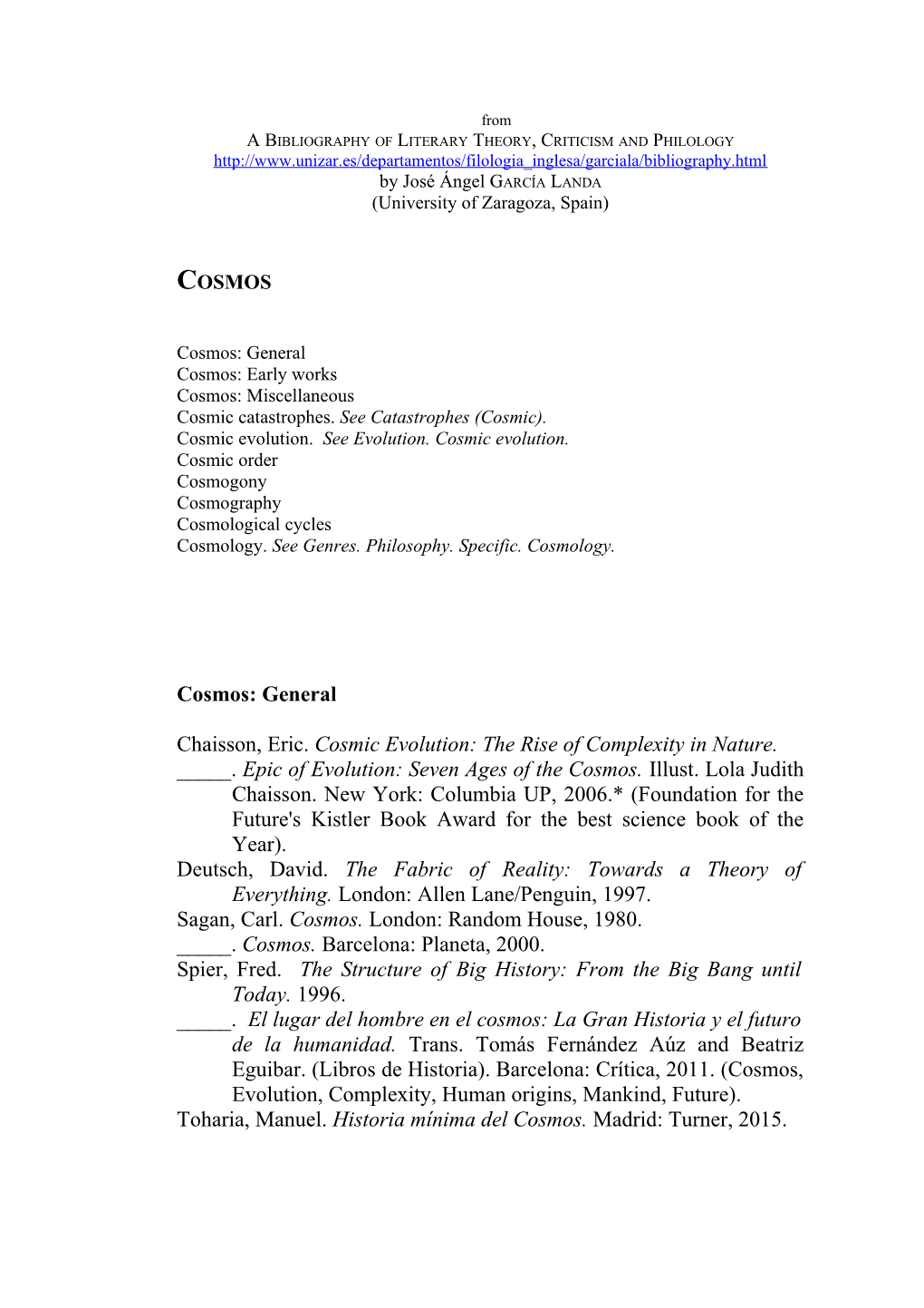 A Bibliography of Literary Theory, Criticism and Philology s119