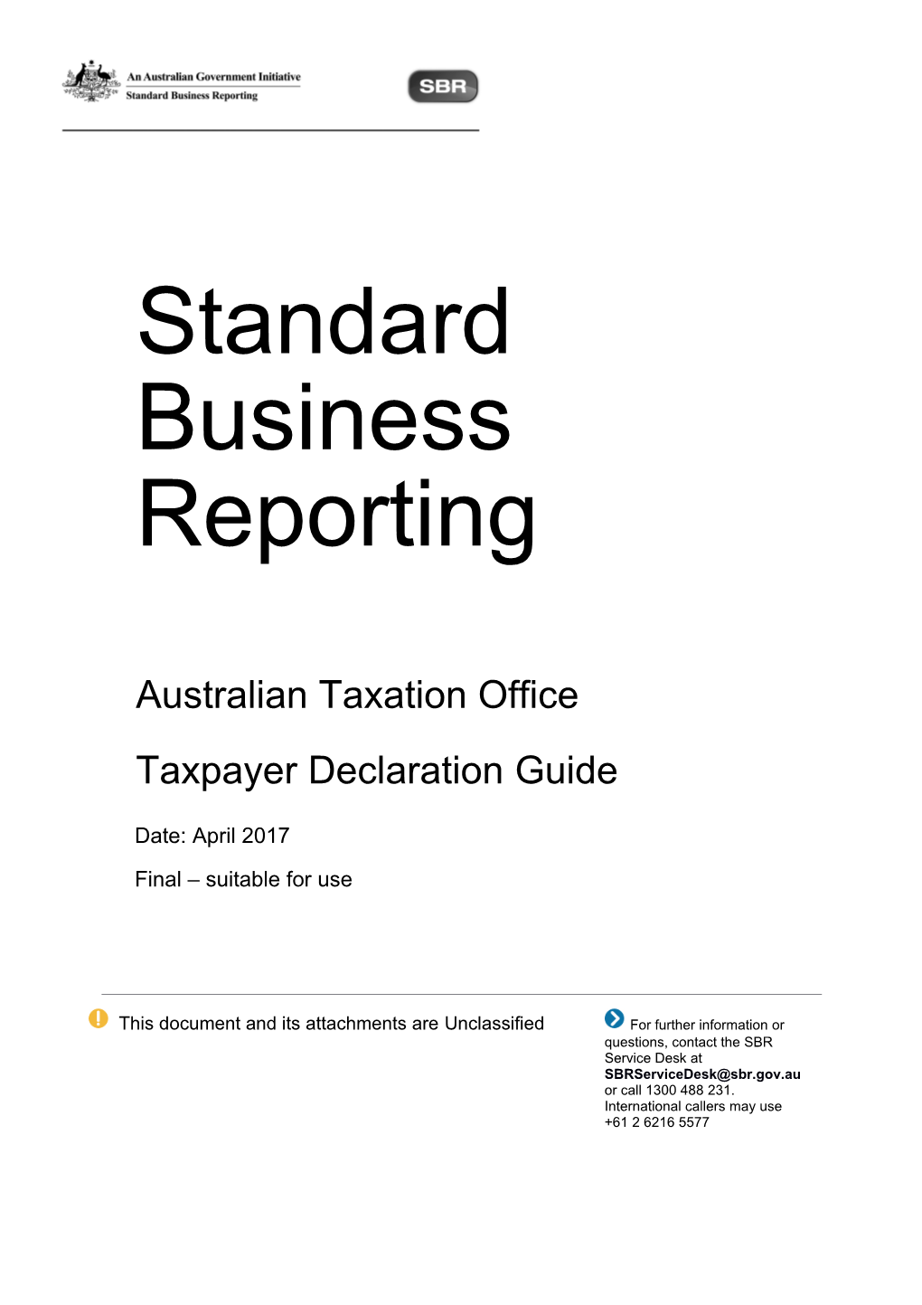 ATO Taxpayer Declaration Guide