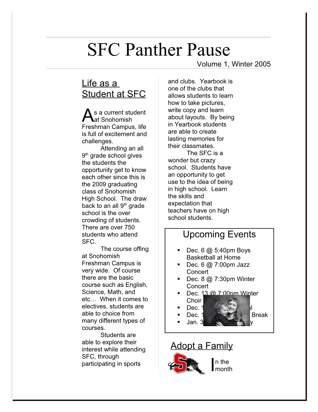 SFC Panther Pause
