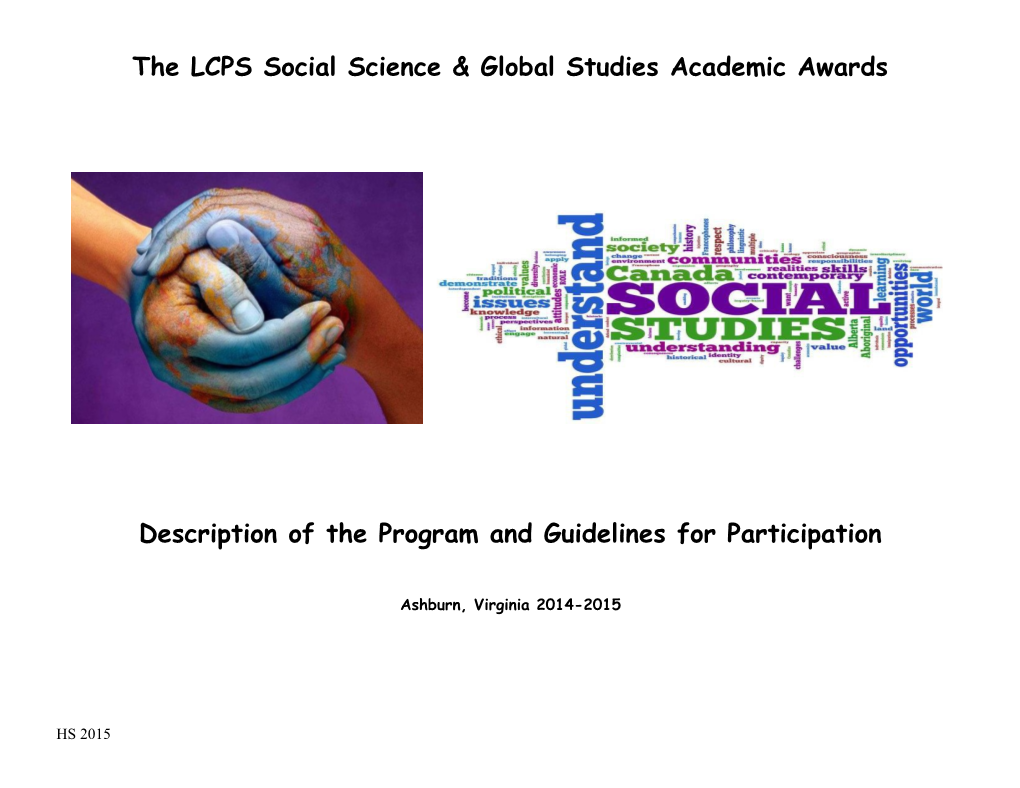 The LCPS Social Science & Global Studies Academic Awards