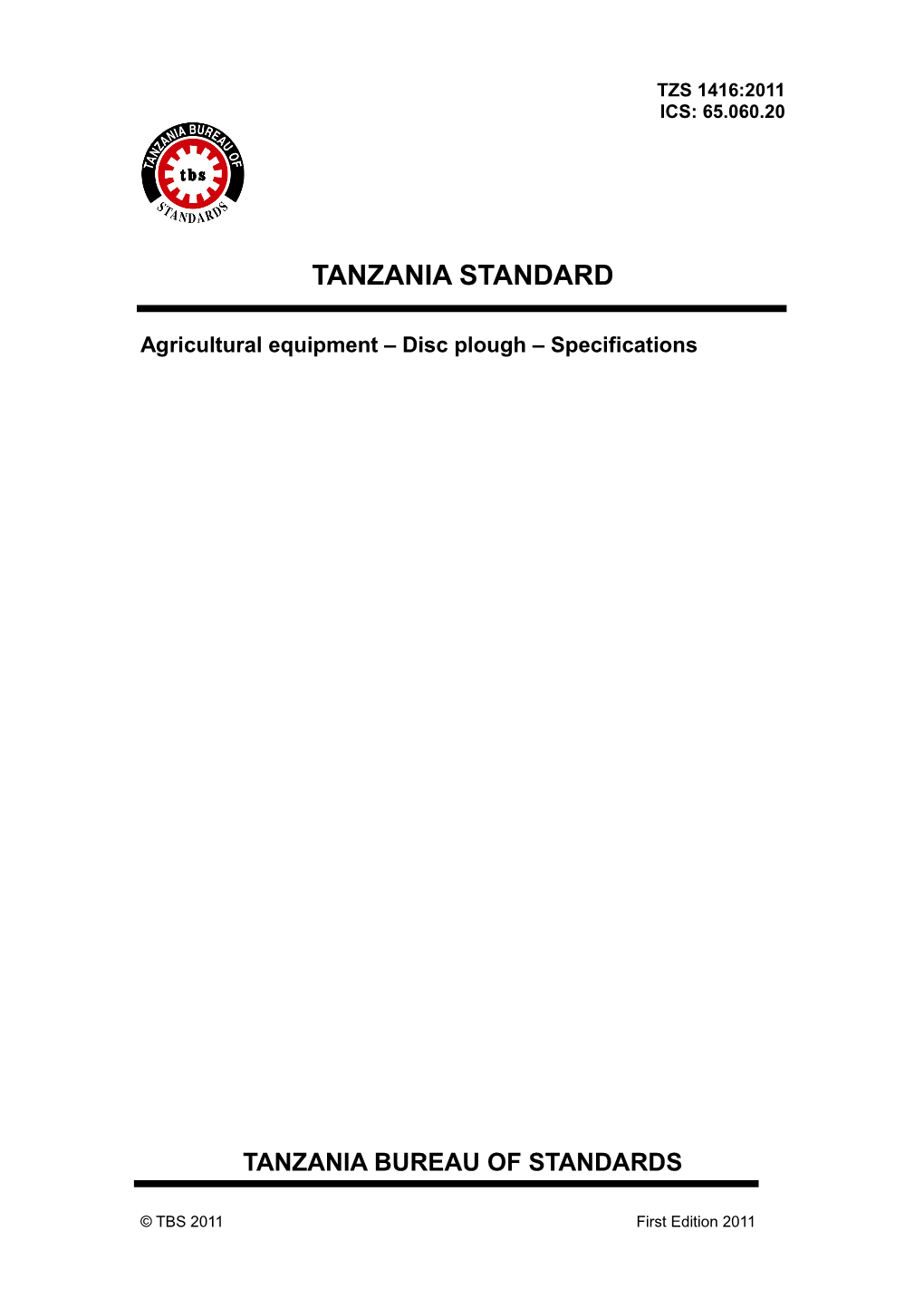 Agricultural Equipment Disc Plough Specifications