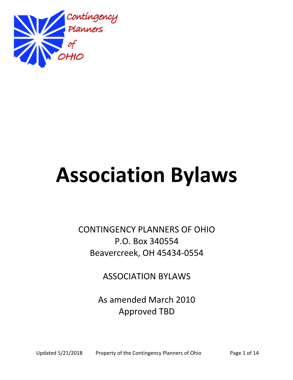 Association Bylaws