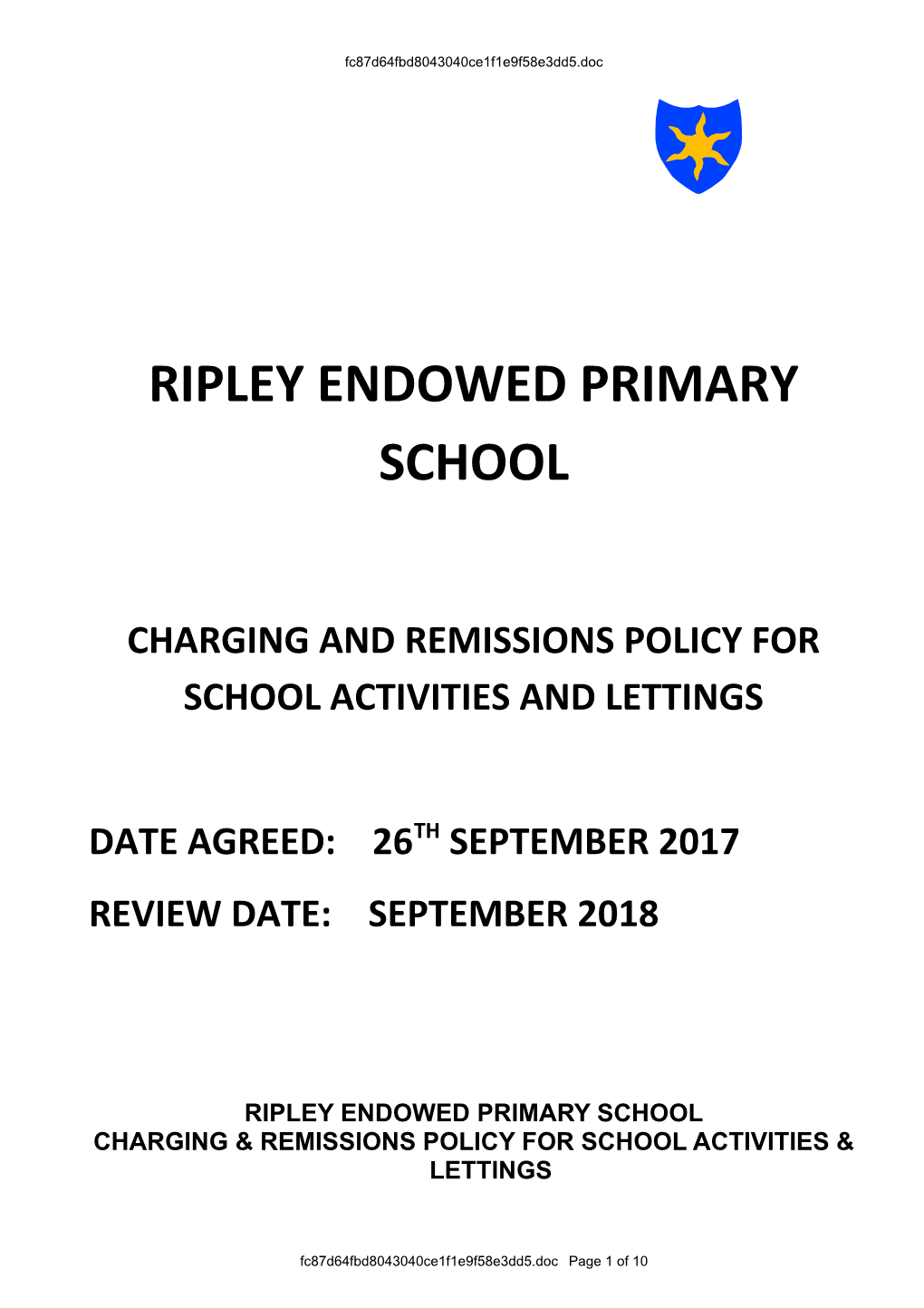 Ripley Endowed Primary School