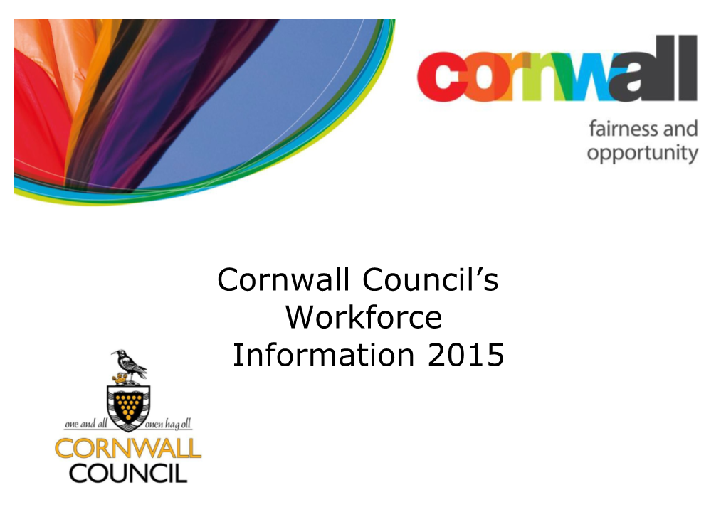 Cornwall Council Workforce Equalities Information 31 December 2013