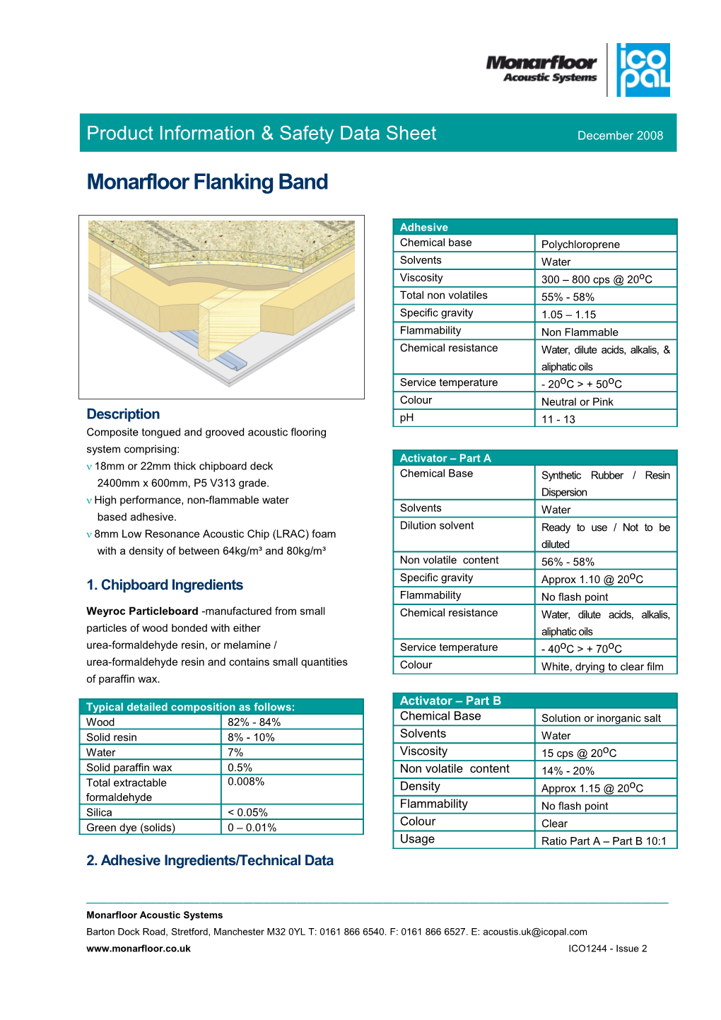 Monarfloor Impact 18, Deck 18 and Deck 22 Floor Systems