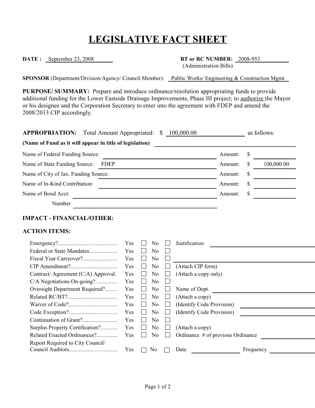 Legislative Fact Sheet s1